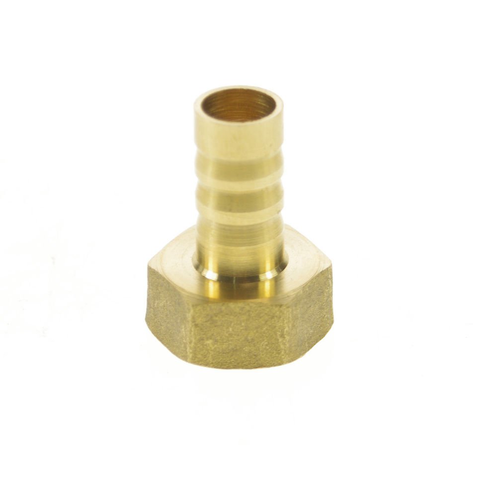 5pcs 1/2" BSPP Conection Female-12mm barbeded Hose Brass Pipe Adapter Connector