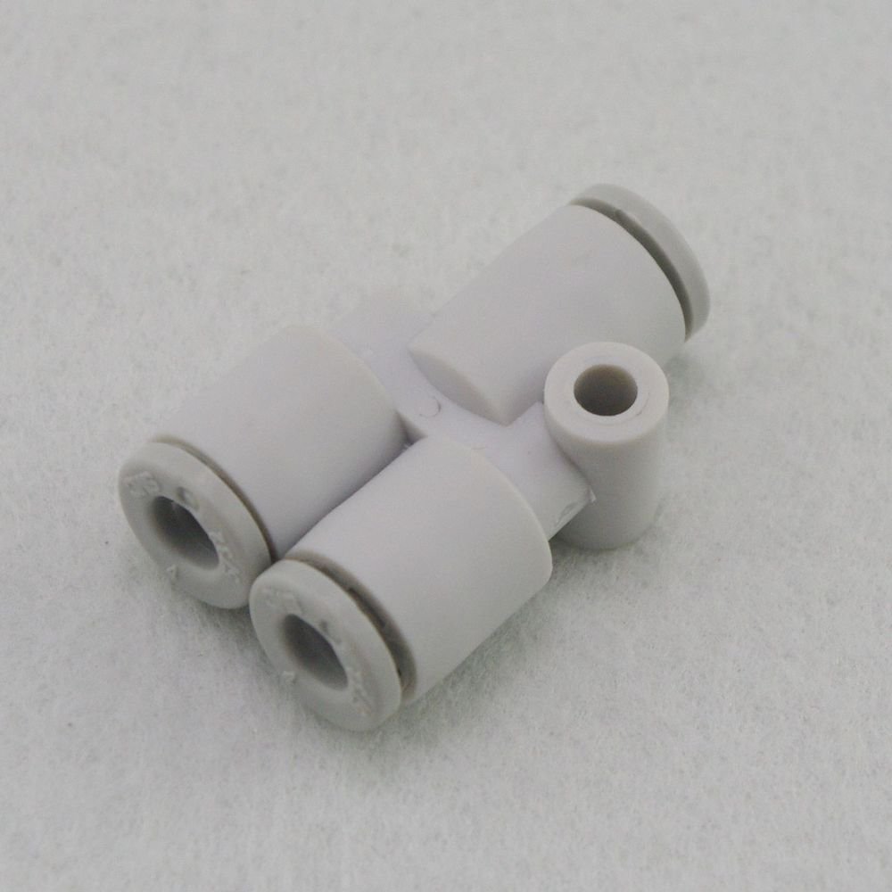 (5) SMC KQ2U06-00 One Touch Plug-In Y Connector Union Fitting 6mm OD Tubing