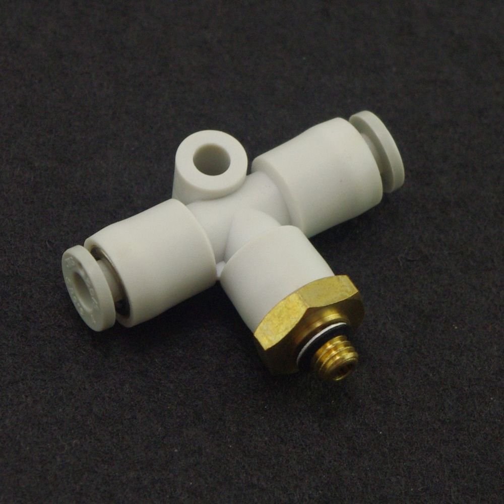 (5) One Touch Push In Branch Tee Connectors Center Male Replace SMC KQ2T16-03S