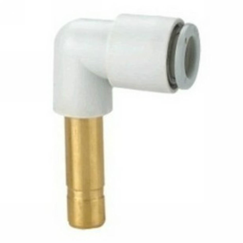 (5) One Touch Plug In Elbow Union Tube 4mm Connectors Replace SMC KQ2L04-99