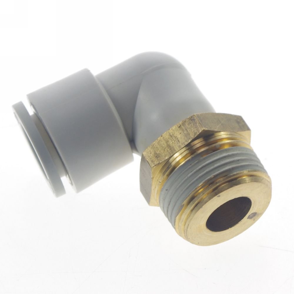 (5) Push In Connector Elbow Union 16mm-3/4â thread Replace SMC KQ2L16-06S