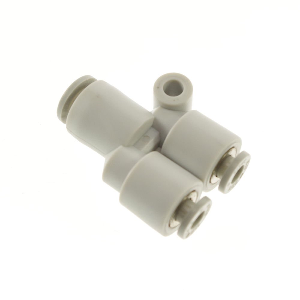 (5) Tube Fittings Push In Reducer Connector Union Y Replace SMC KQ2U04-06