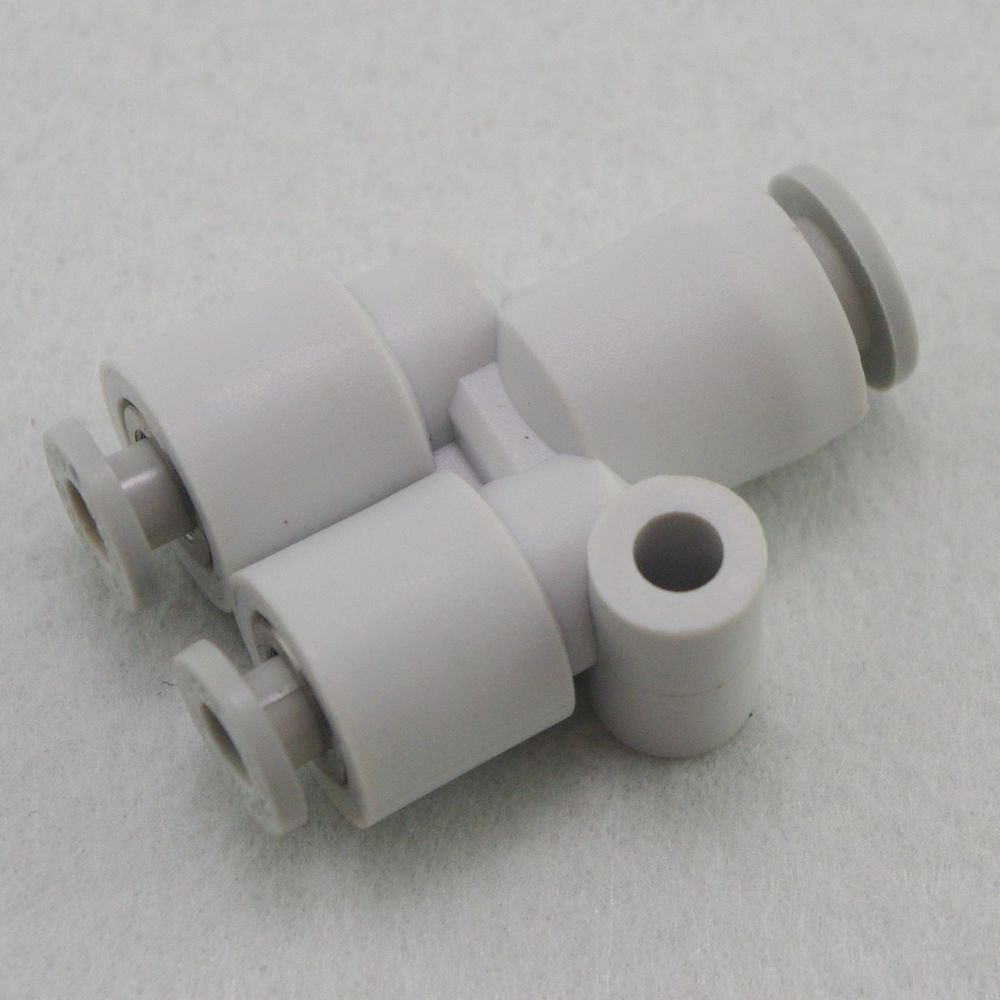 (5) Tube Fittings Push In Reducer Connector Union Y Replace SMC KQ2U06-04