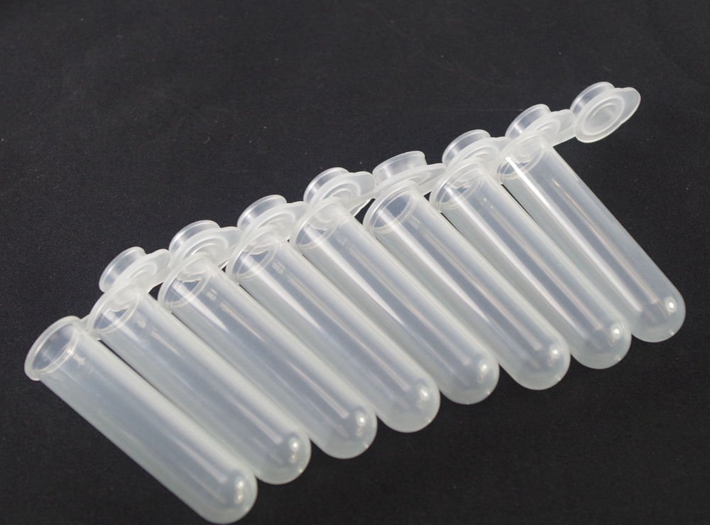 lot50 7ml Plastic test tubes centrifuge tubes round bottom