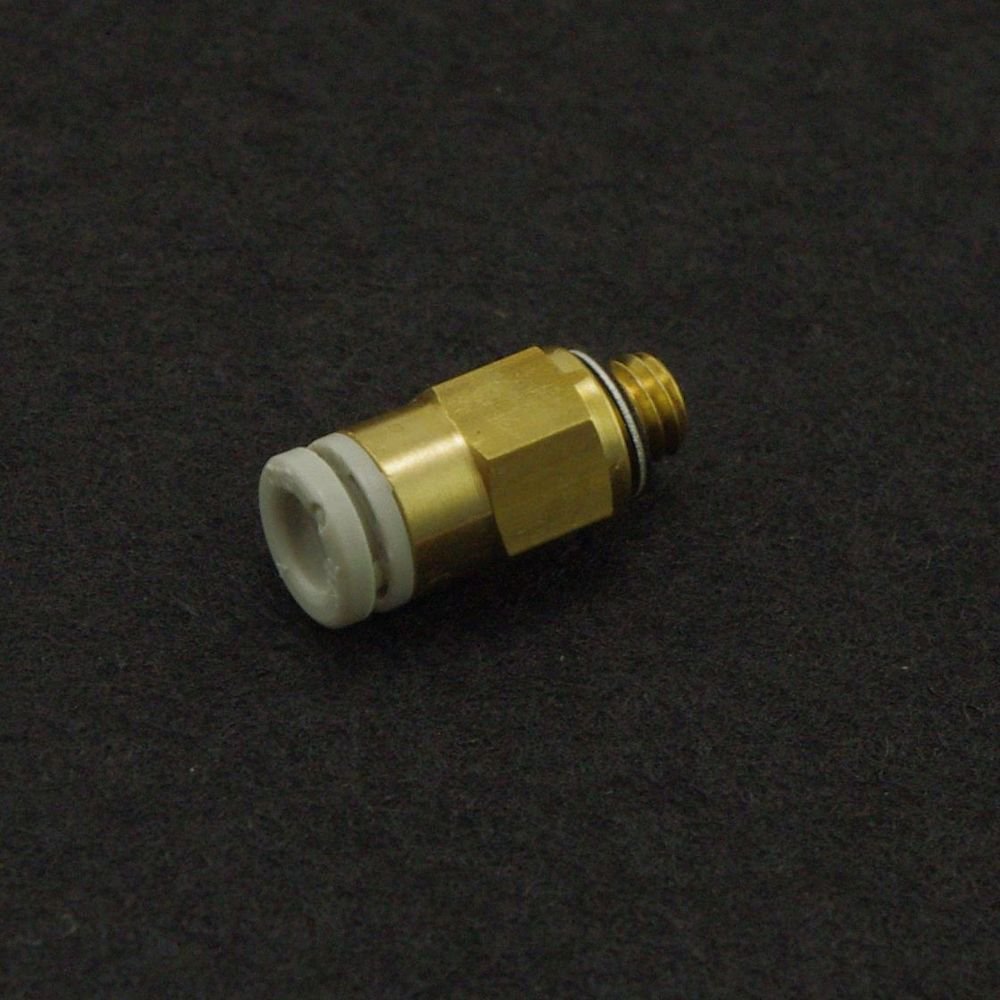 (5) One Touch Brass Male Tube Straight Union Connector Replace SMC KQ2H04-02S