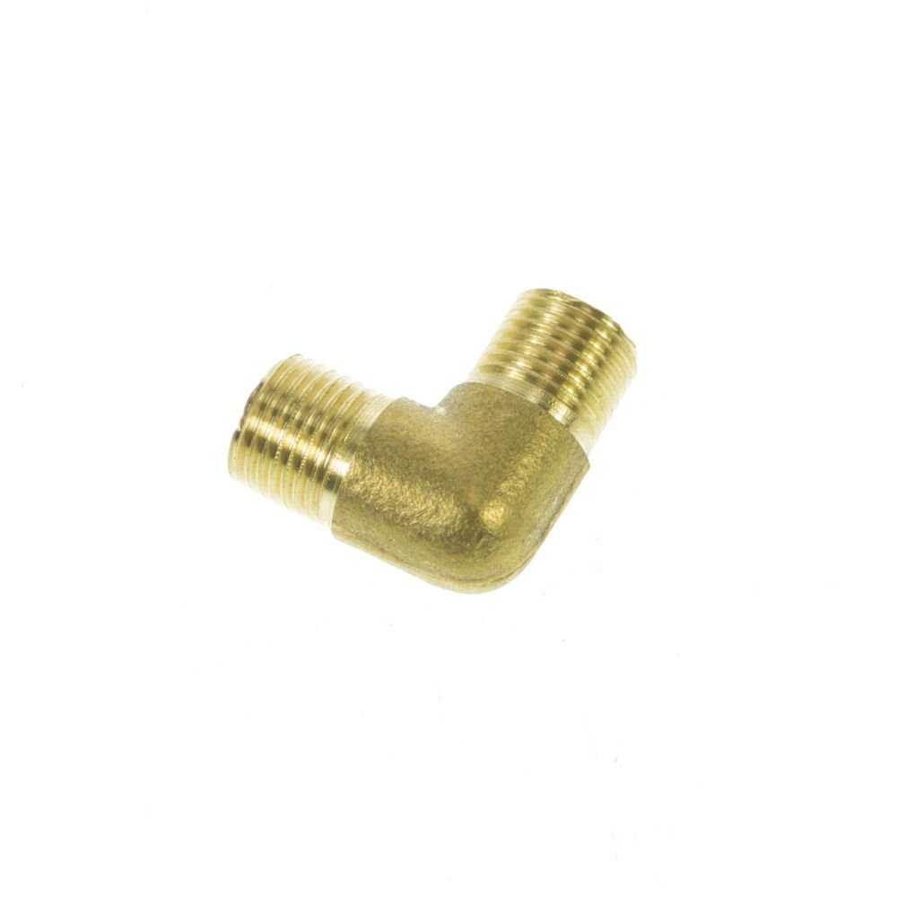 5PCS 1/8" BSPP Connection 90Degree Elbow Male Pipe Brass Adapter Coupler