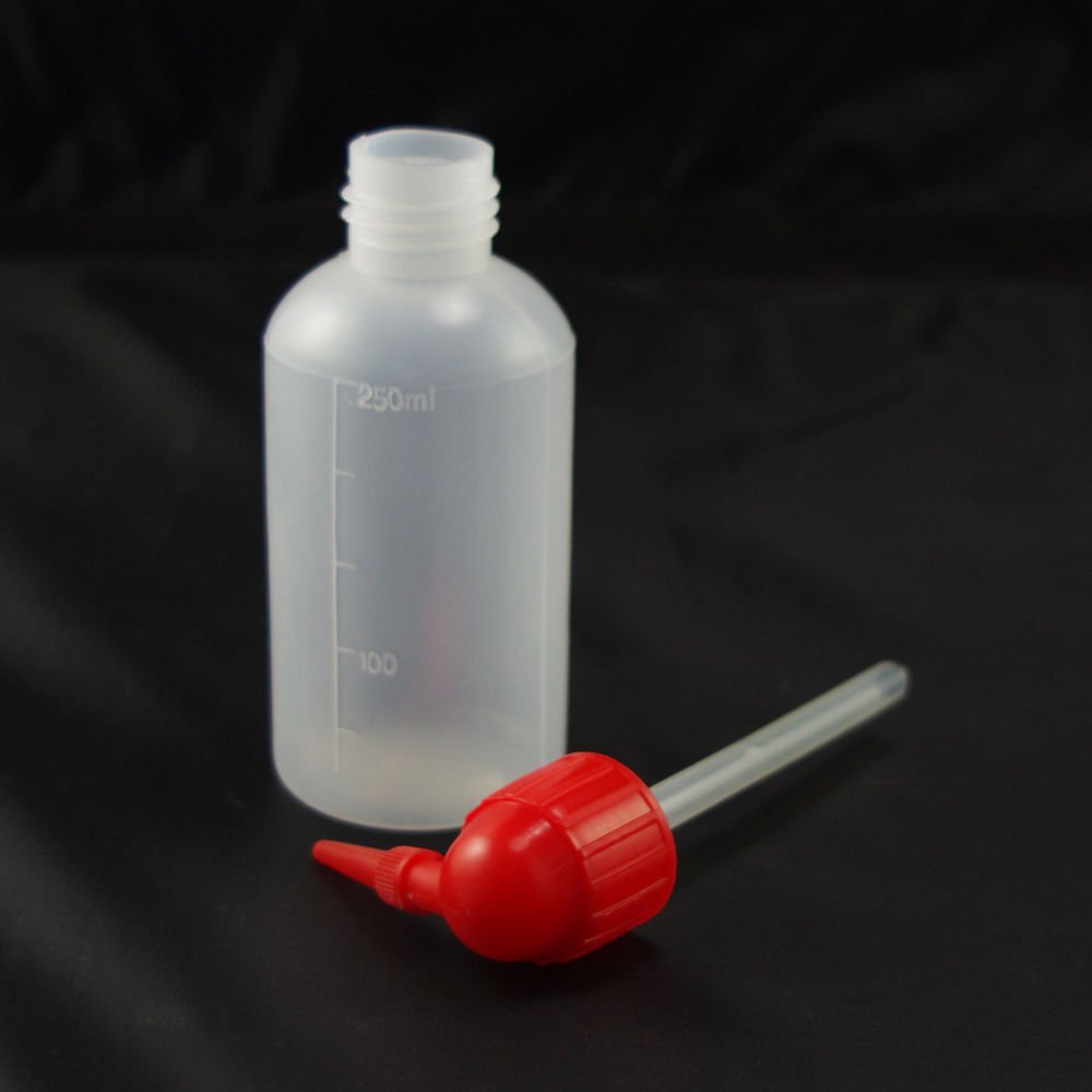 lot8 250ml Squeeze Bottle Tattoo Wash RED bird Tip lGreen Soap Alcohol Clear