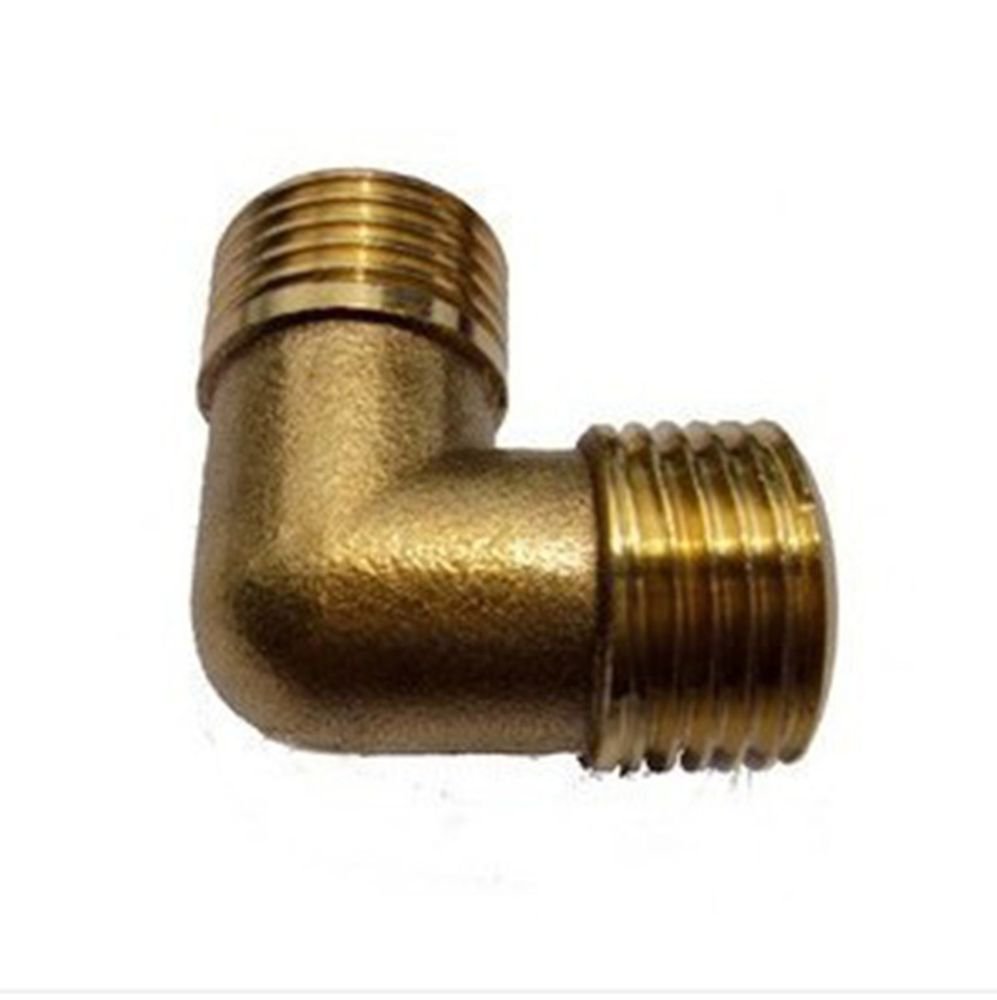 3/8" BSPP 90Degree Elbow Male Pipe Brass Adapter Coupler Connector