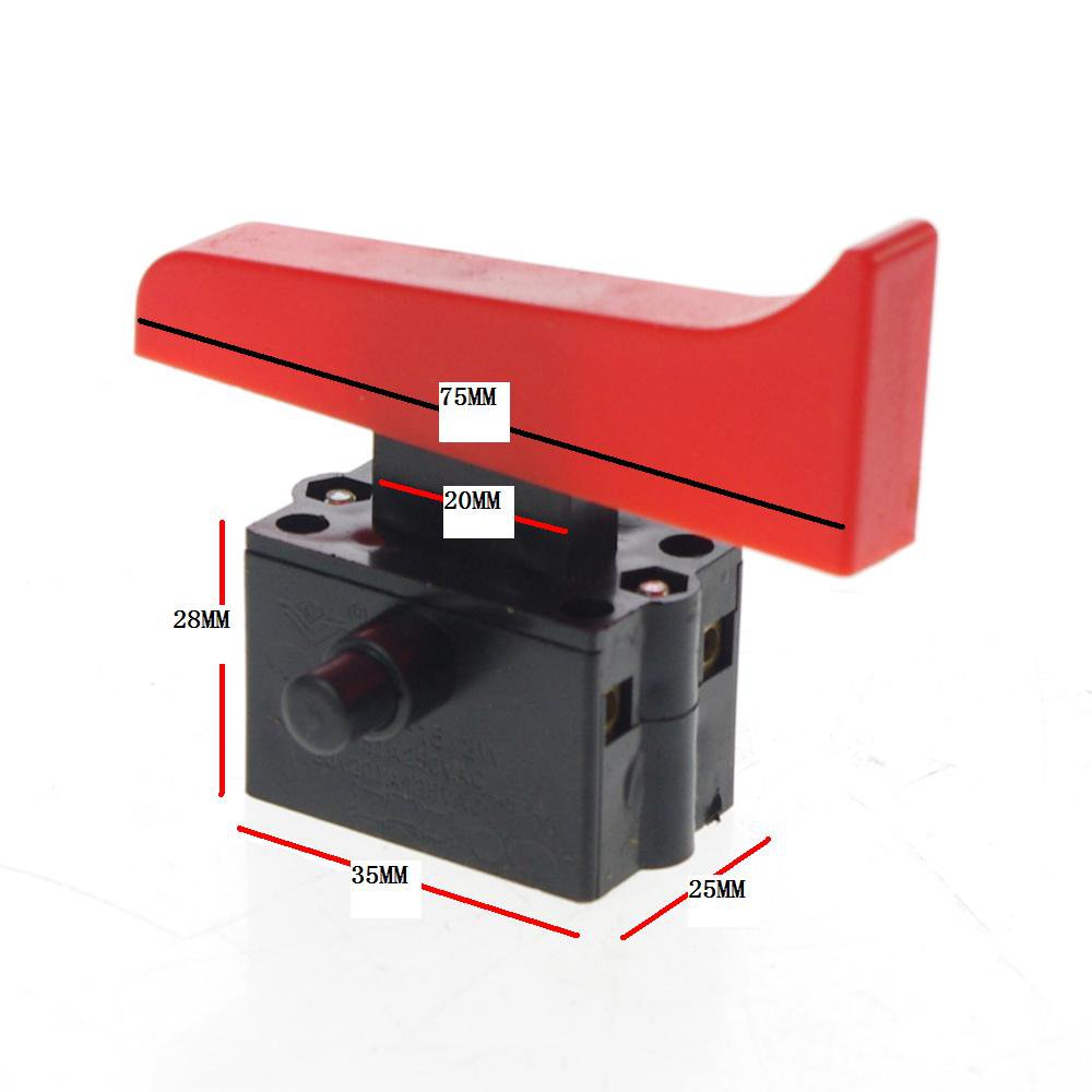 AC 250V 15A Power Tool Replacement DPST NO Trigger Switch
