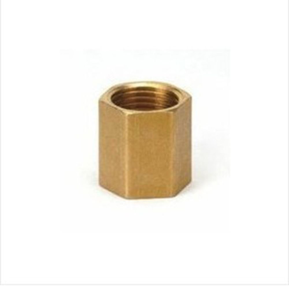2PCS 1/8" BSPP Connection Female Brass Straight Adapter Coupler