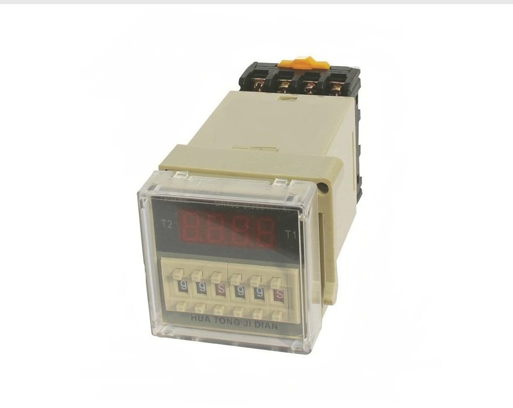 24V DH48S-S Repeat Cycle 3A Multifunction Digital Timer Relay On Delay 8 Pins