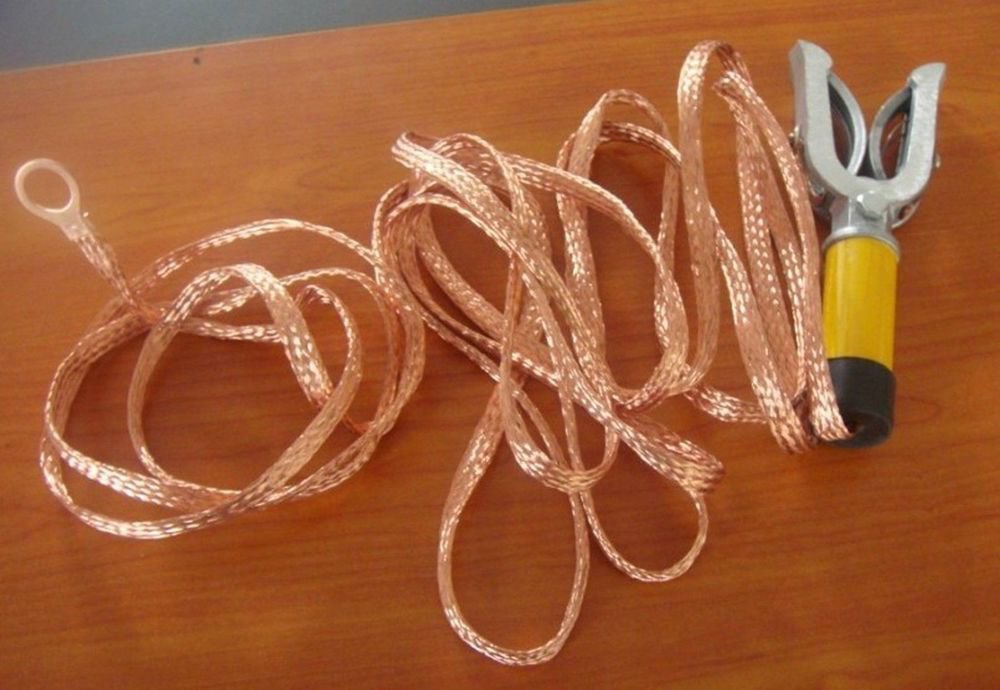 1PC Straight shank electrostatic clamping, Aluminum, with 5 meter wire