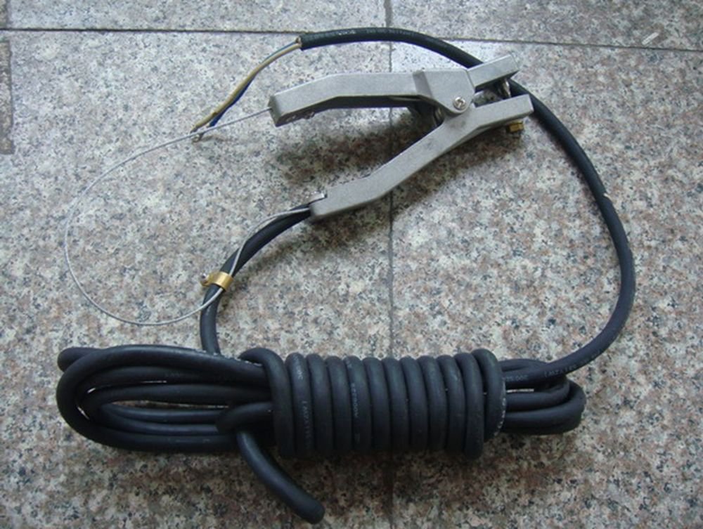 1PC Universal Electrostatic grounding clamp anti-static With 5 meters wire