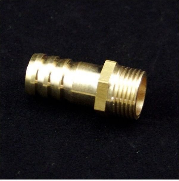 5pcs 3/8" BSPP Connection Male-6mm barbed Hose Brass Adapter Coupler Connector