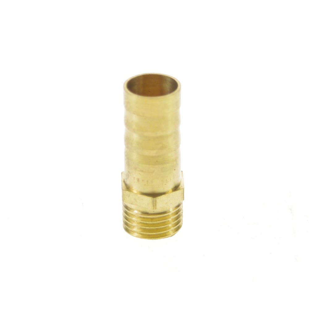 5pcs 1/4" BSPP Connection Male-12mm barbed Hose Brass Adapter Coupler Connector