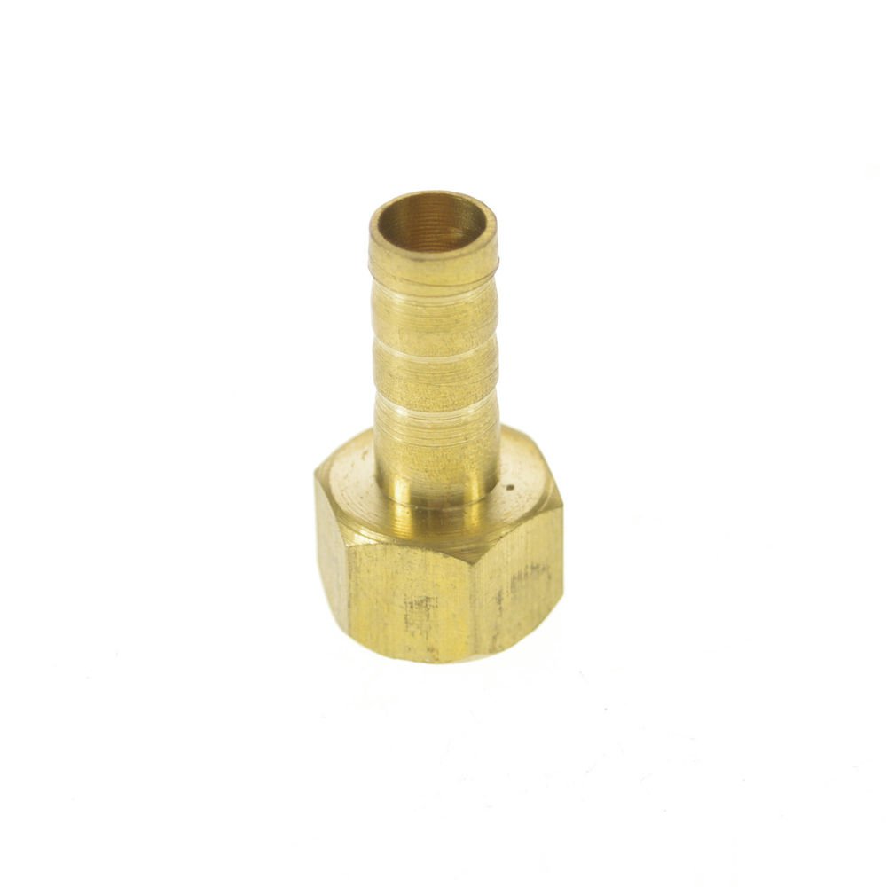 5pcs 1/4" BSPP Connect Female-8mm barbed Hose Brass Pipe Connector Adapter