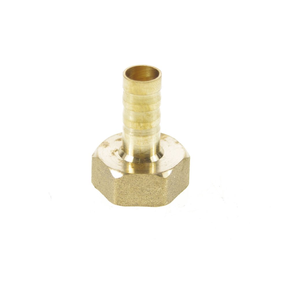 5pcs 1/2" BSPP Connect Female-10mm barbeded Hose Brass Pipe Adapter Connector