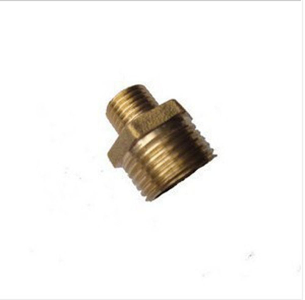 5PCS Brass 3/8" Male x 1/8" Male BSPP Connection Hex Bushing Adapter Reducer