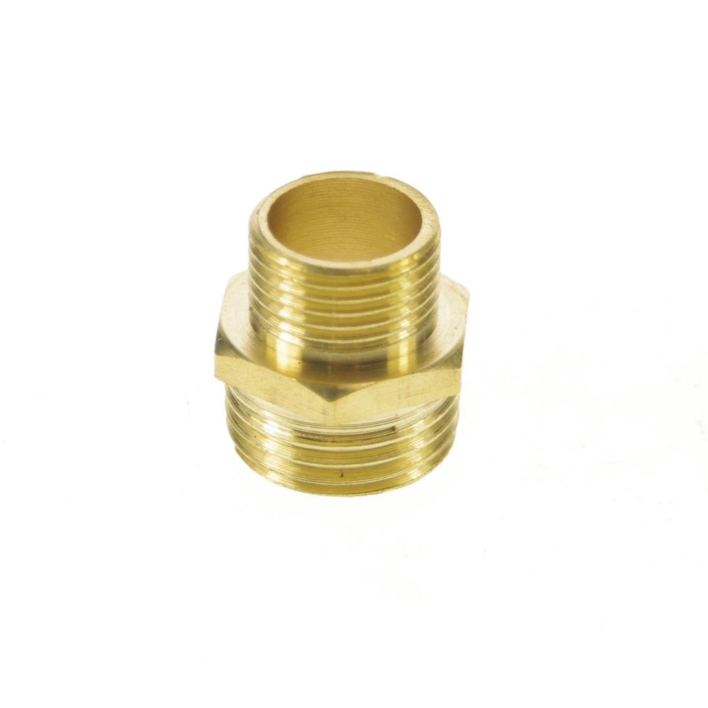 5PCS Brass 3/8" Male x 1/2" Male BSPP Connection Hex Bushing Adapter Reducer