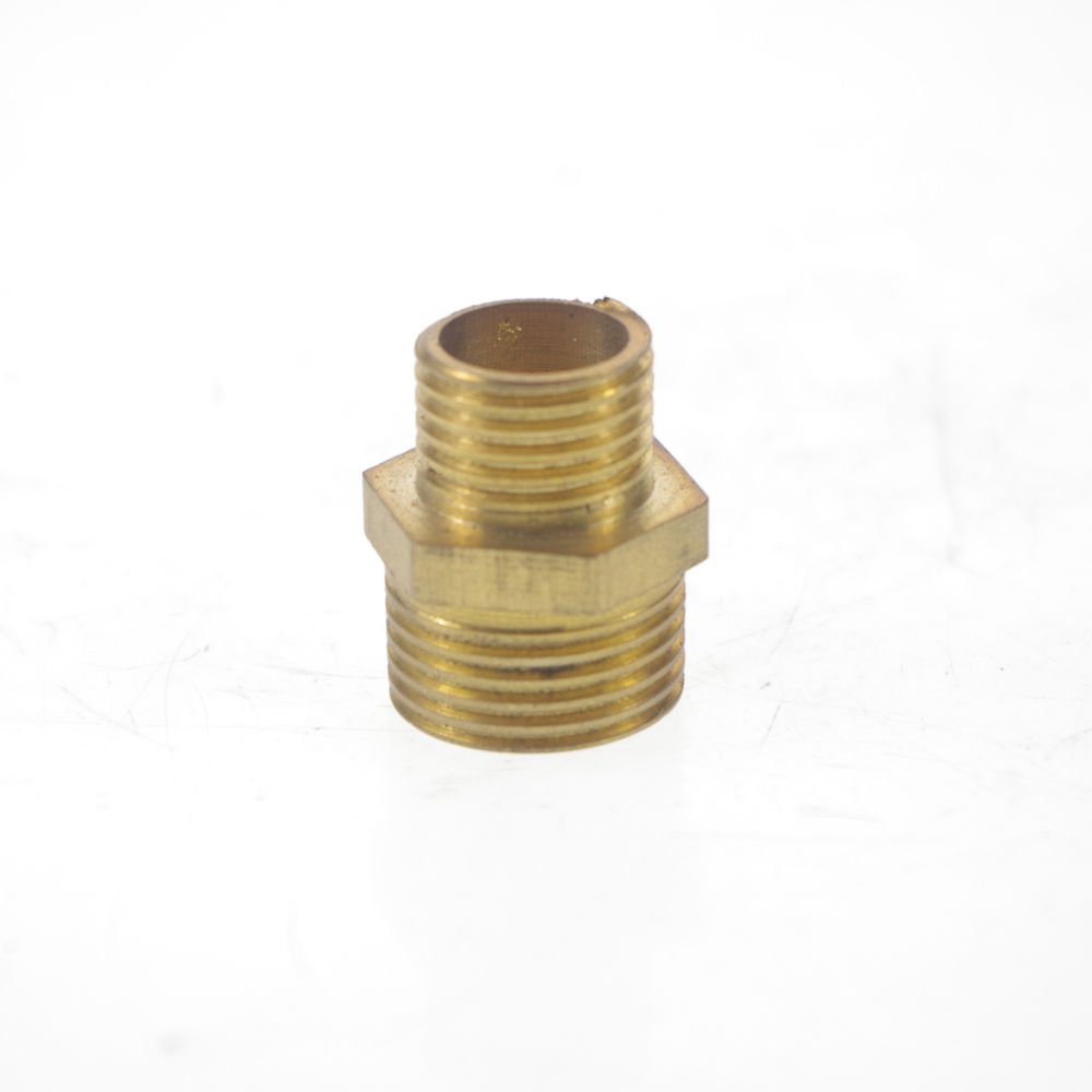 5PCS Brass 3/8" Male x 1/4" Male BSPP Connection Hex Bushing Adapter Reducer