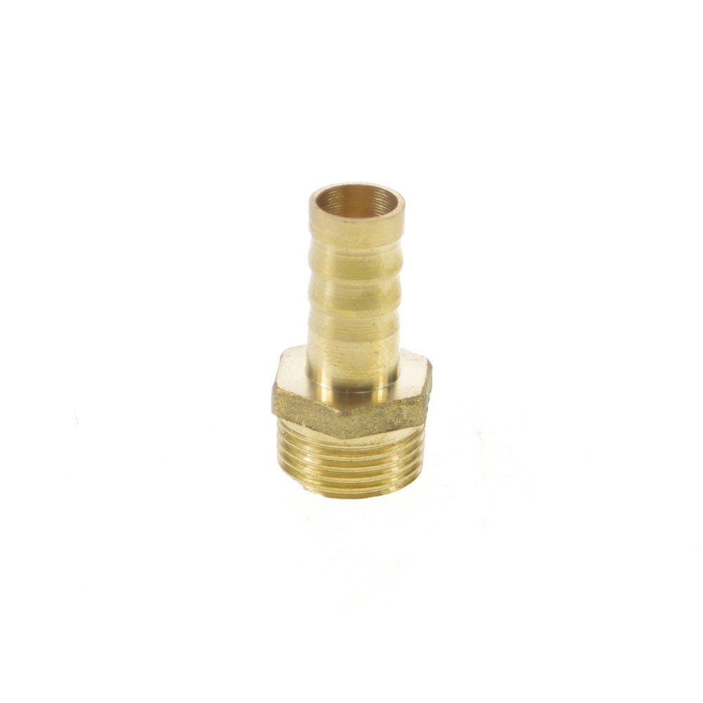 5PCS 3/8" BSPP Connection Male-10mm barbed Hose Brass Adapter Coupler Connector