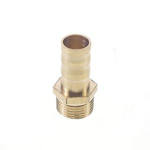 5pcs 3/8" BSPP Connection Male-12mm barbed Hose Brass Connector Adapter Coupler