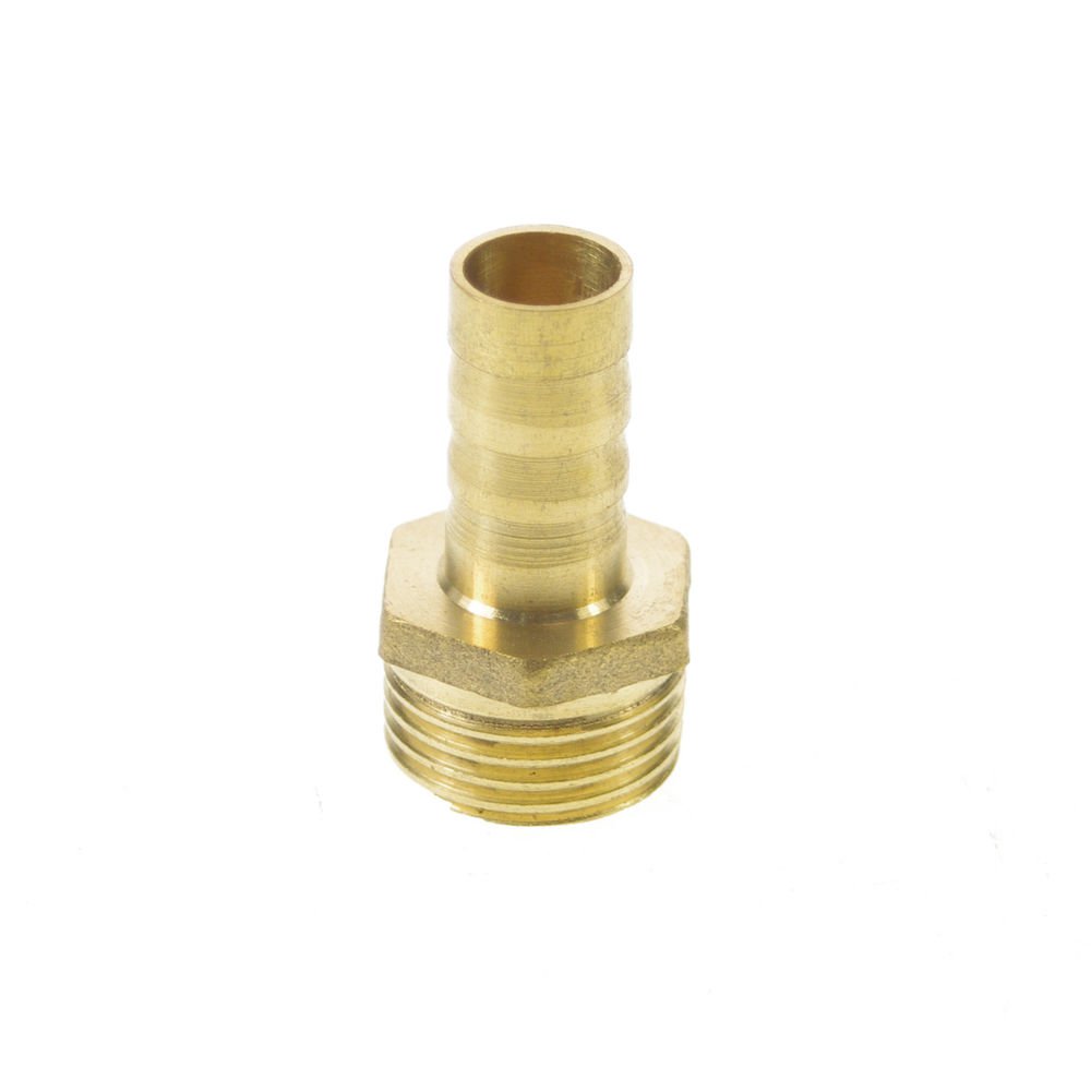 2PCS 1/2" BSPP Connection Male-12mm barbed Hose Brass Pipe Adapter Coupler