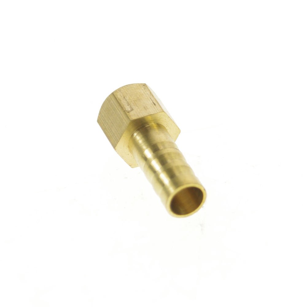 5pcs 1/8" BSPP Connect Female-8mm barbed Hose Brass Pipe Connector Adapter