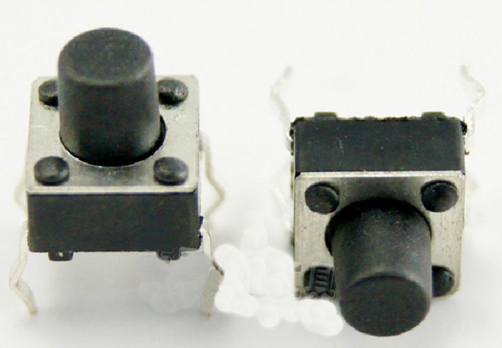 20 pcs 6 x 6 x 17mm PCB Momentary Tactile Tact Push Button Switch 4 Pin DIP