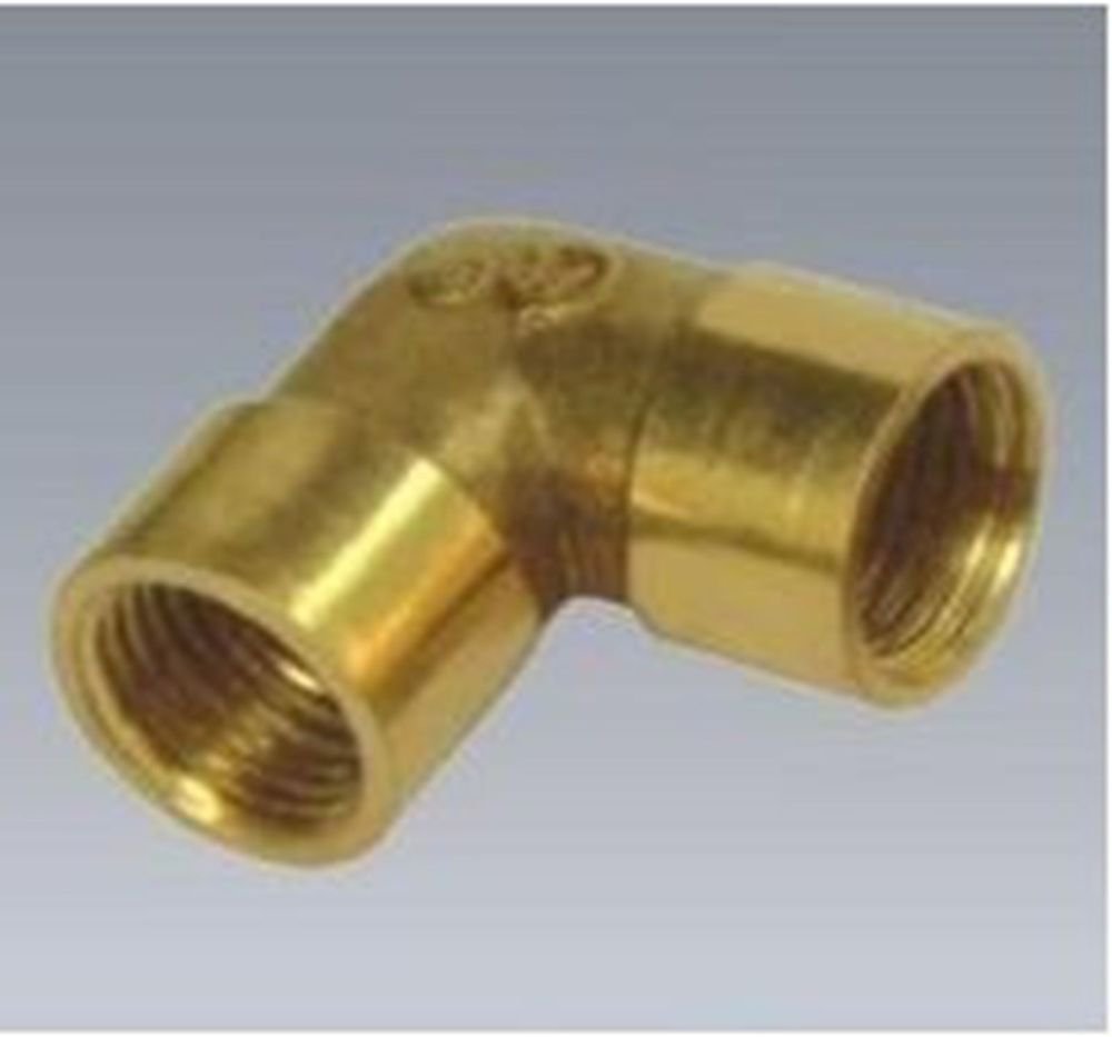 3/8" BSPP Elbow Female Pipe Brass Adapter Coupler