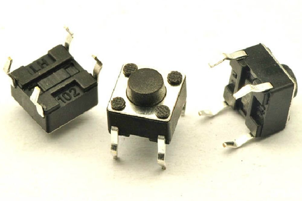 20 pcs 6 x 6 x 9.5mm PCB Momentary Tactile Tact Push Button Switch 4 Pin DIP