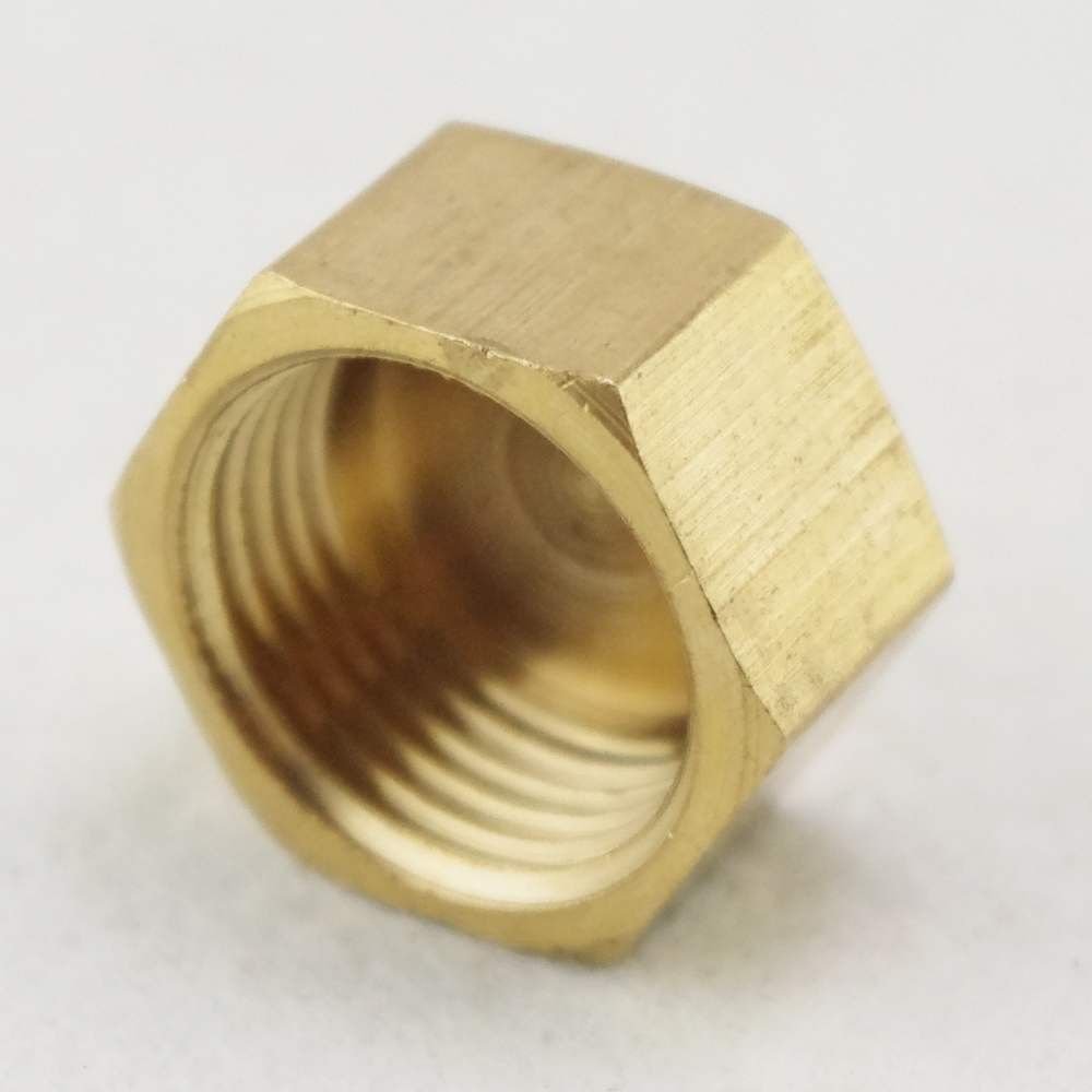 4PCS 1" Female Threaded Pipe Head Brass Plug Pipe Cap Cover Fittings