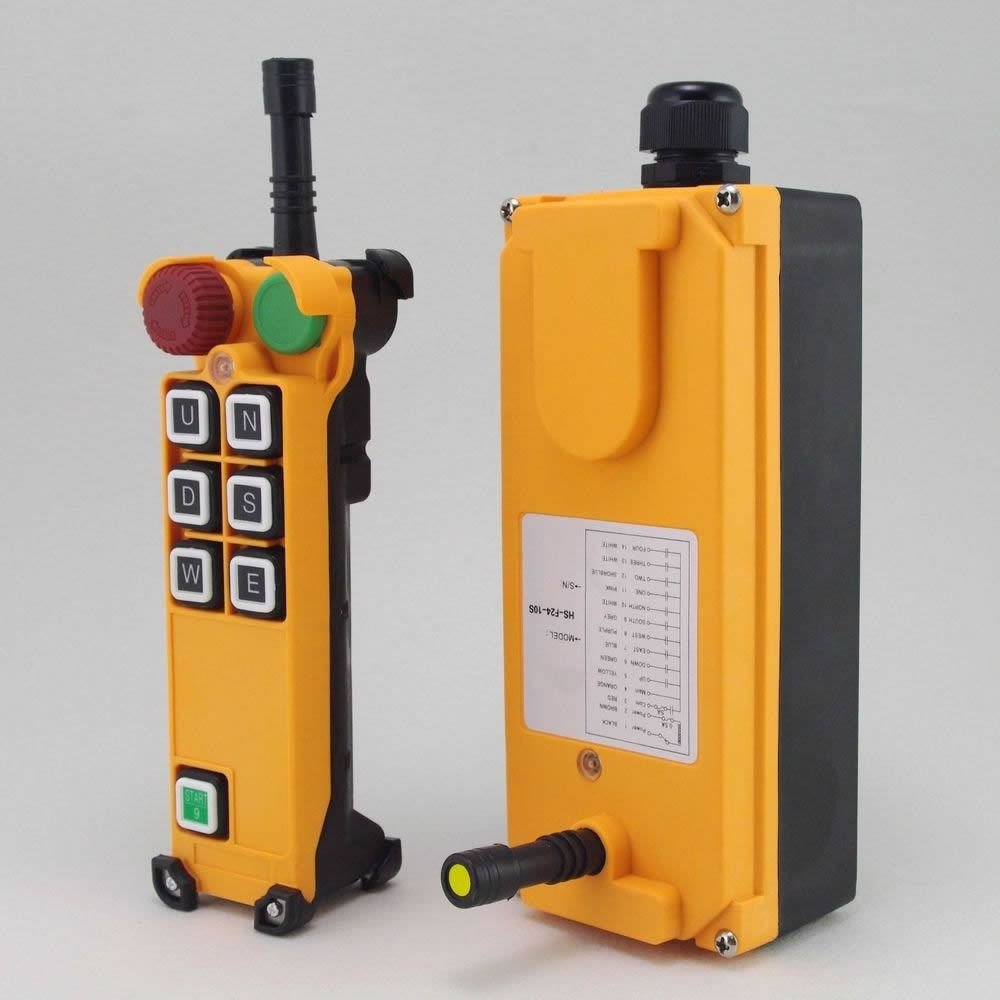 415V 1 Speed 3 Motion Hoist Crane Truck Radio Remote Controller System E-Stop