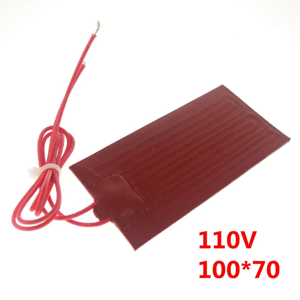 110V 25W 100*70mm Silicon Band Drum Heater Oil Biodiesel Plastic Metal Barrel