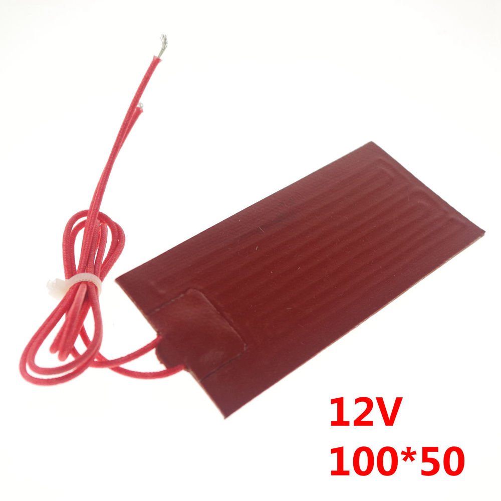 12V 20W 100mm*50mm Silicon Band Drum Heater Oil Biodiesel Plastic Metal Barrel