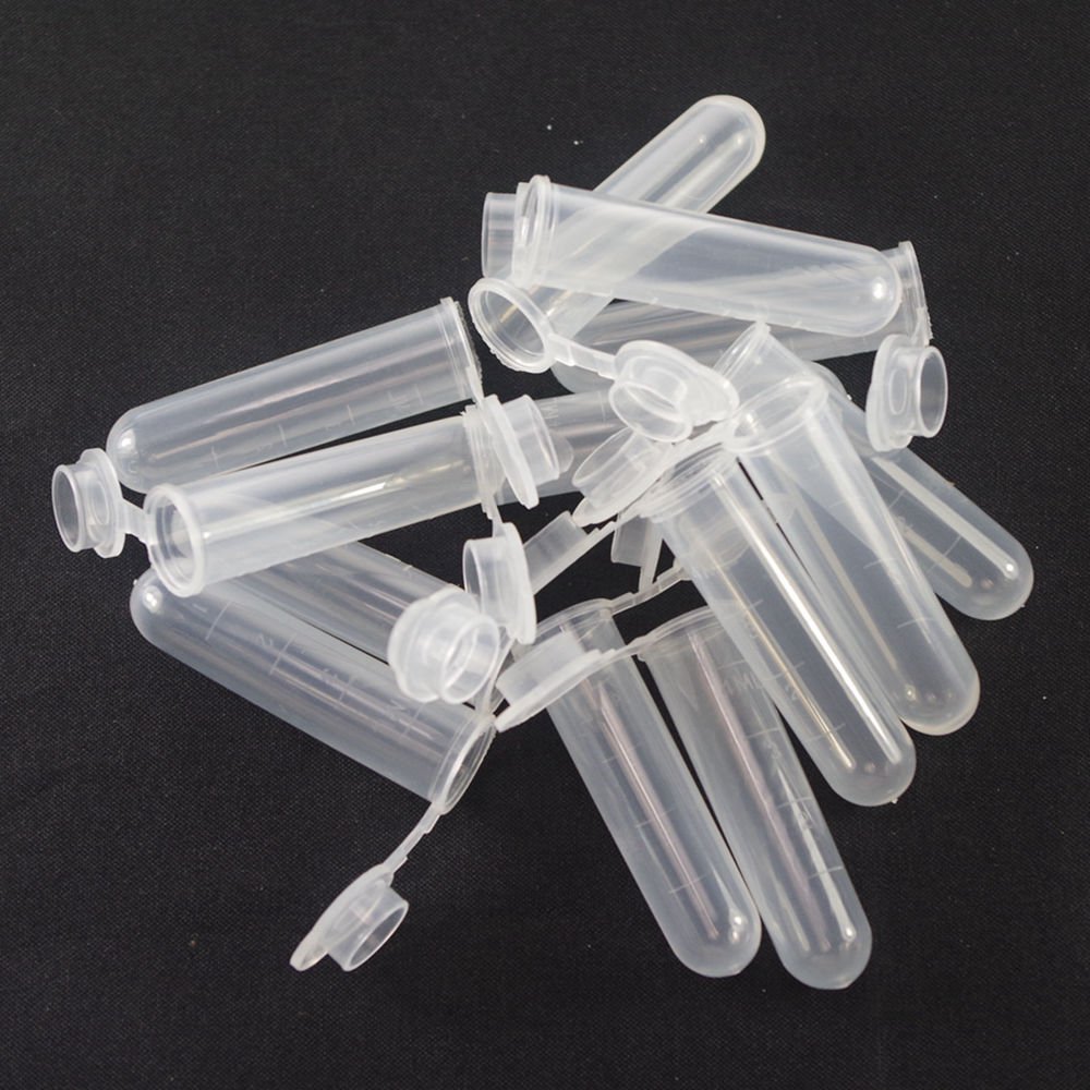 lot300 Plastic test tubes centrifuge tubes 5ml round bottom