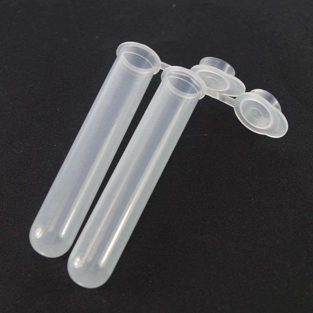 lot4 Plastic test tubes centrifuge tubes 15ml round bottom