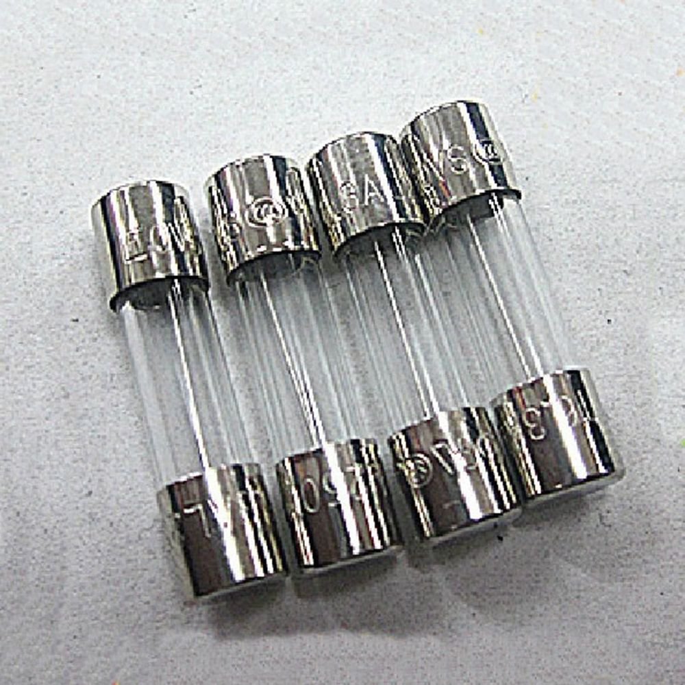 10 pieces 250V 50mA Slow Blow 5x20mm Glass Tube Fuses