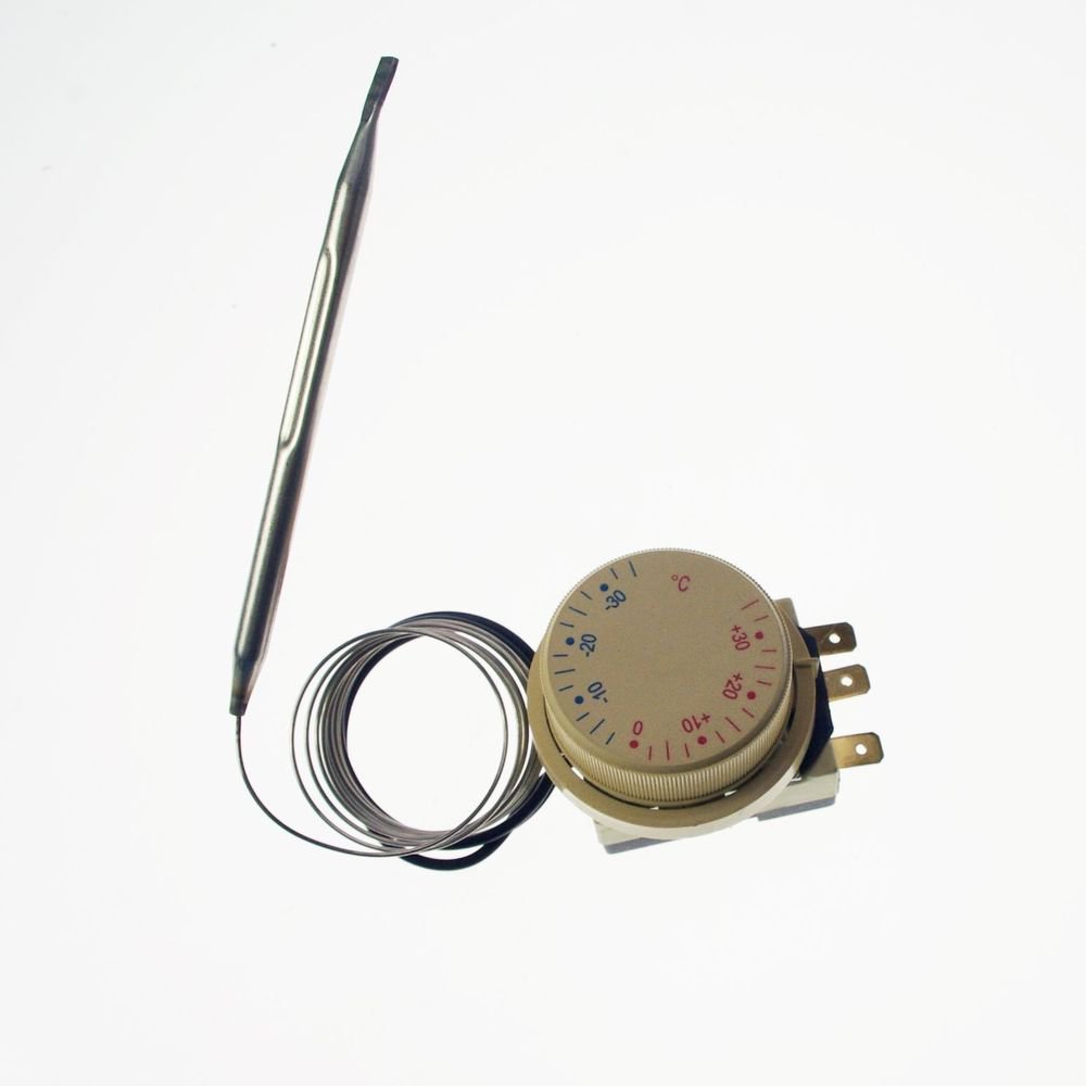 1PCS 220V 16A Thermostat Knob Refrigerator Temperature Switch Controller Probe