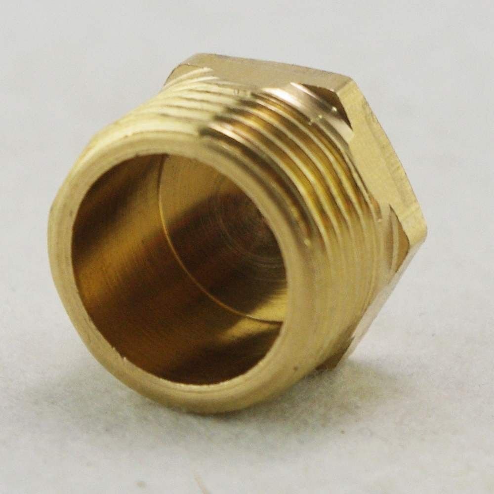 5PCS 1/2"Threaded pipe Hex Head Brass Plug Pneumatics Hydraulics Fittings