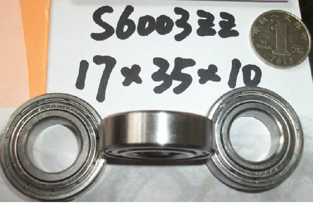 17*35*10mm S6003ZZ shielded deep groove Thin-Section Radial stainless Bearing