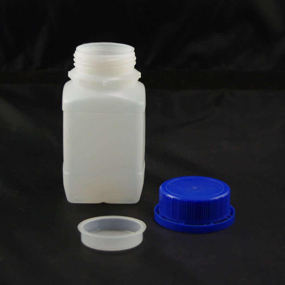 lot2 HDPE bottle with tamperproof cap wide 250ml sample bottle