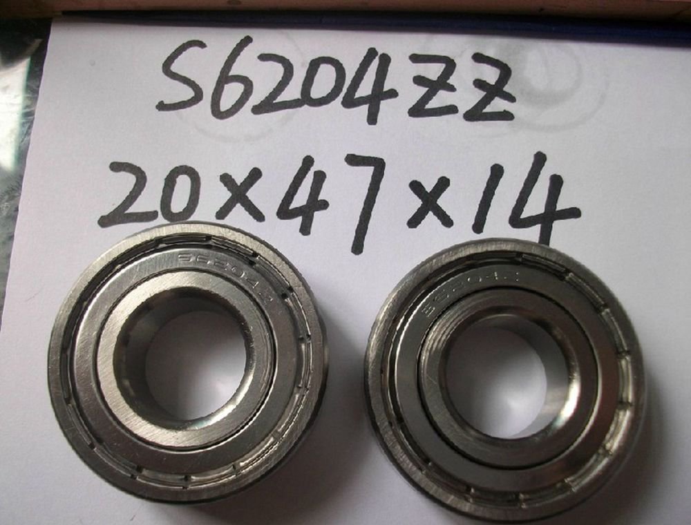 20*47*14mm S6204ZZ shielded deep groove Thin-Section Radial stainless Bearing