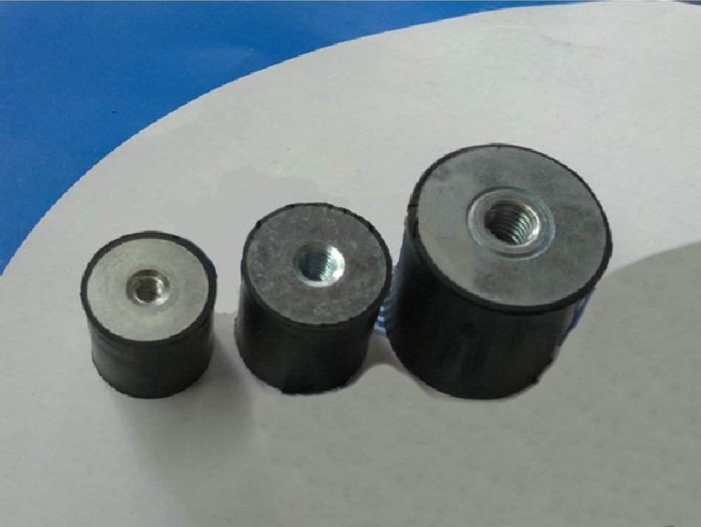10 pcs Double end Female Thread M8 Rubber damper Rubber Mount Size 30mm*20mm