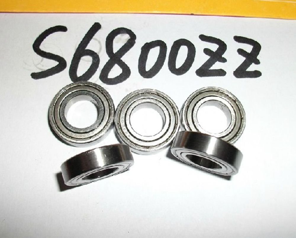 10*19*5mm S6800ZZ shielded deep groove Thin-Section Radial stainless Bearing