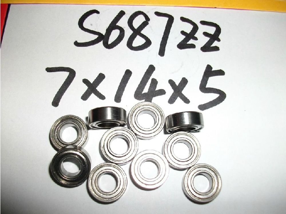 7*14*5mm S687ZZ shielded deep groove Thin-Section Radial stainless Bearing