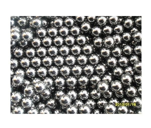 6.35mm Dia Glossy Generally Mechanical Level 2 Steel Balls Each Bid for 0.5Kg