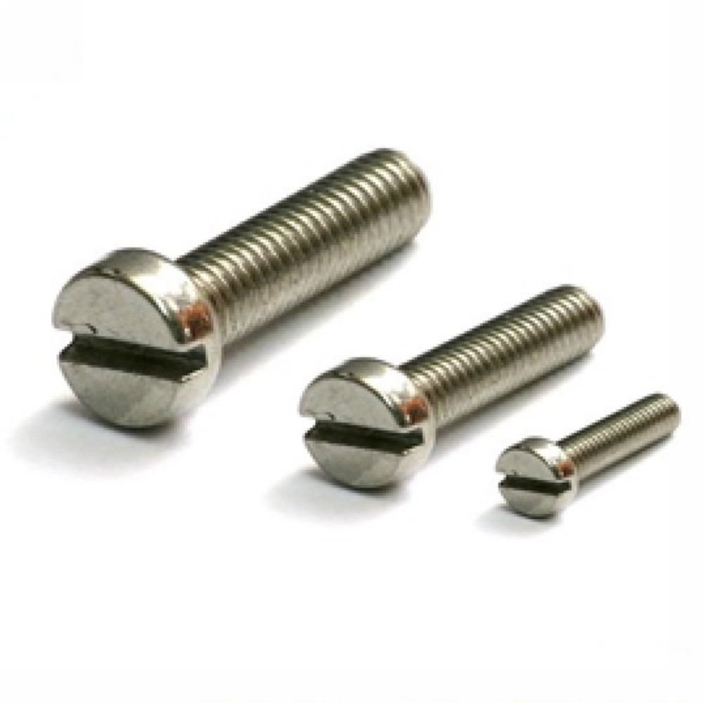 (50) Metric Thread M5*50mm Stainless steel Slotted Cheese Head Screw