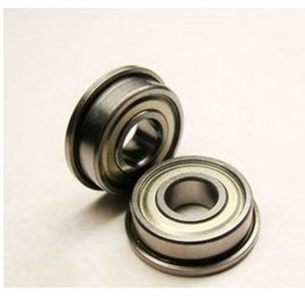 (2) 2 x 5 x 2.5mm SMF52ZZ Stainless Steel Shielded Flanged Model Flange Bearing