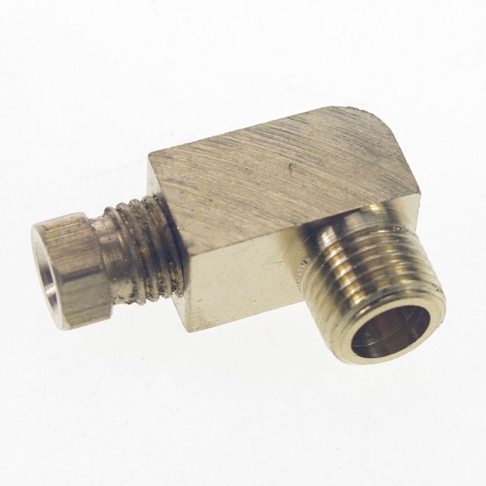 5PCS 1/8" - 4mm Pipe elbow Brass Connector Machine Tool Oil Filter Canister